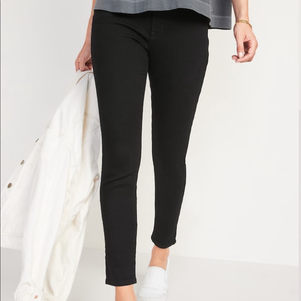 “Rockstar” SUPER Skinny Jeans -sz 22 plus-high rise-black-brand new WITHOUT tags